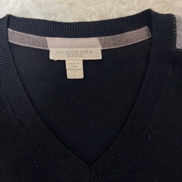 Burberry Mens Cashmere Cotton Sweater - Picture 3 of 8